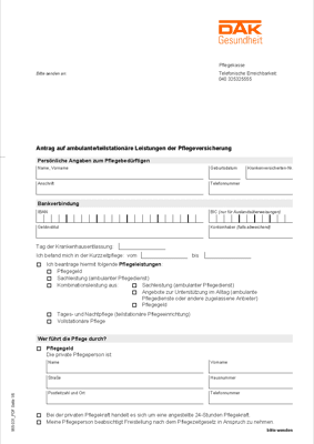 Vorschau Antrag DAK